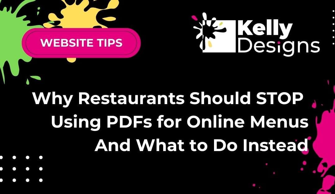 Why Restaurants Should Stop Using PDFs for Online Menus – And What to Do Instead